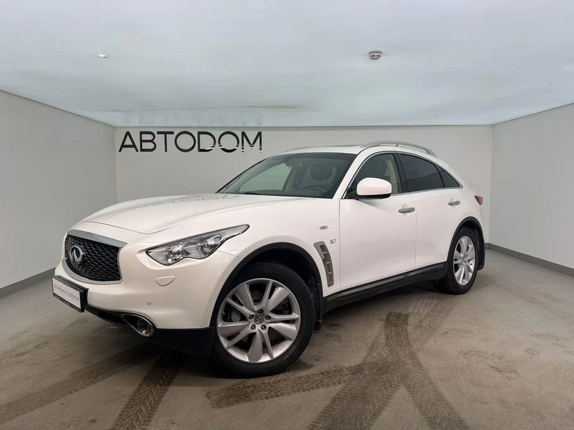Infiniti QX70 I поколение (S51) 3.7 AT 4WD (333 л.с.) Hi-Tech Белый 2017 с пробегом 60 171 км