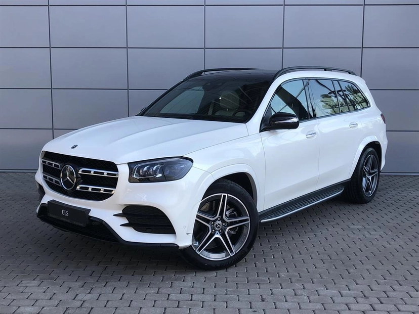 Автомобиль Mercedes-Benz GLS II поколение (X167) 400 2.9d AT 4Matic (330 л.с.) First Class Белый 2021