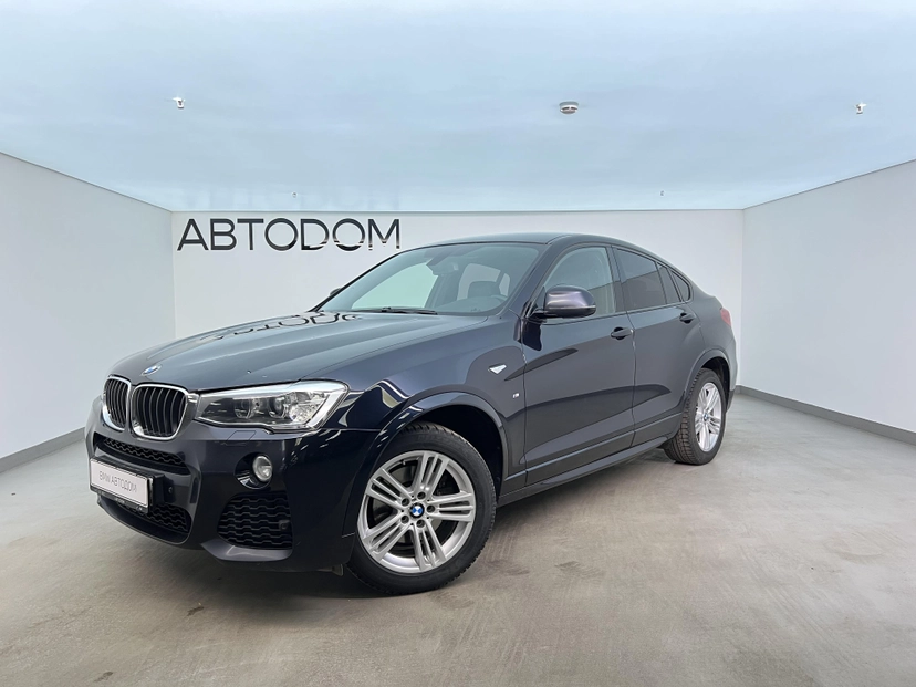 Автомобиль BMW X4 I поколение (F26) 2.0d AT 4WD (190 л.с.) M Sport Локальная сборка Чёрный 2015 с пробегом 119 820 км