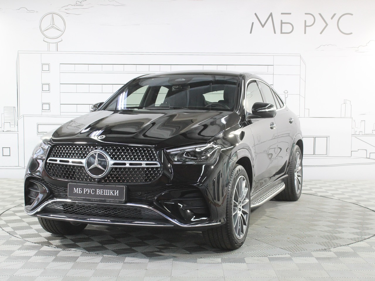 Автомобиль Mercedes-Benz GLE coupe II (C167) [рестайлинг] 3.0 AT 4Matic (380 л.с.) Base Чёрный 2025 
