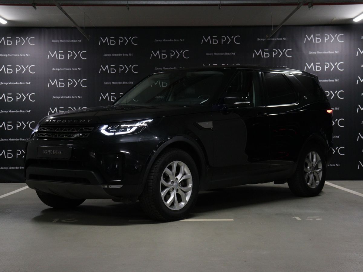 Автомобиль Land Rover Discovery V поколение 3.0d AT 4WD (258 л.с.) Base Чёрный 2018 с пробегом 63 000 км