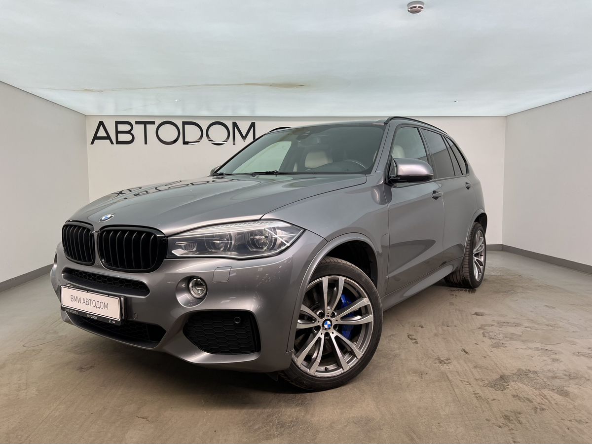 Автомобиль BMW X5 III поколение (F15) 3.0d AT 4WD (313 л.с.) M Sport Серый 2015 с пробегом 128 100 км