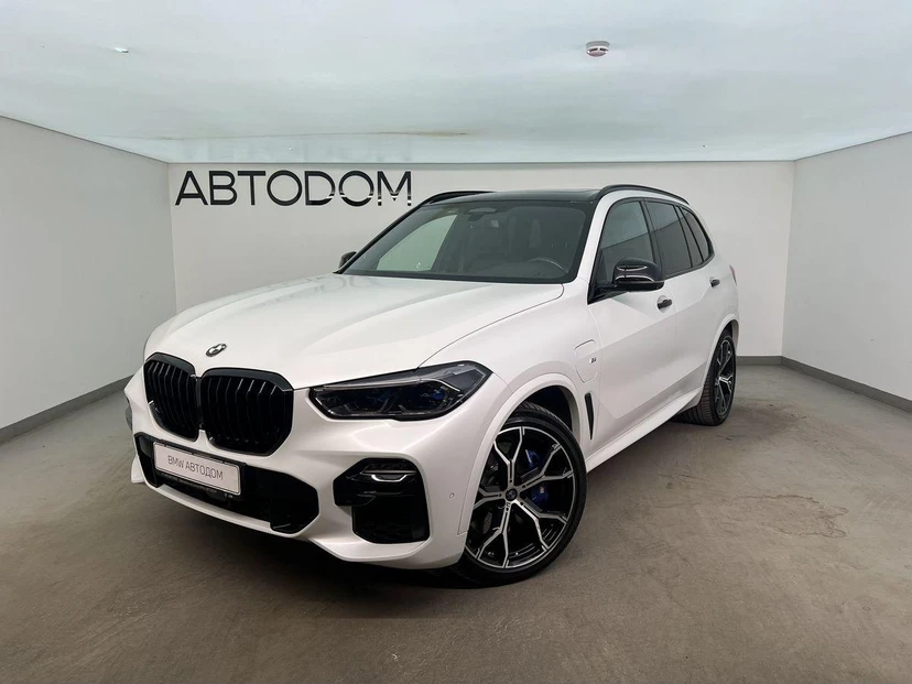 BMW X5 IV поколение (G05) 3.0hyb AT 4WD (394 л.с.) M Sport Белый 2021 с пробегом 123 103 км