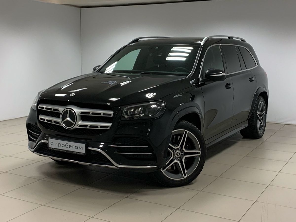 Автомобиль Mercedes-Benz GLS II поколение (X167) 400 2.9d AT 4WD (330 л.с.) Premium Черный 2019 с пробегом 133643 км
