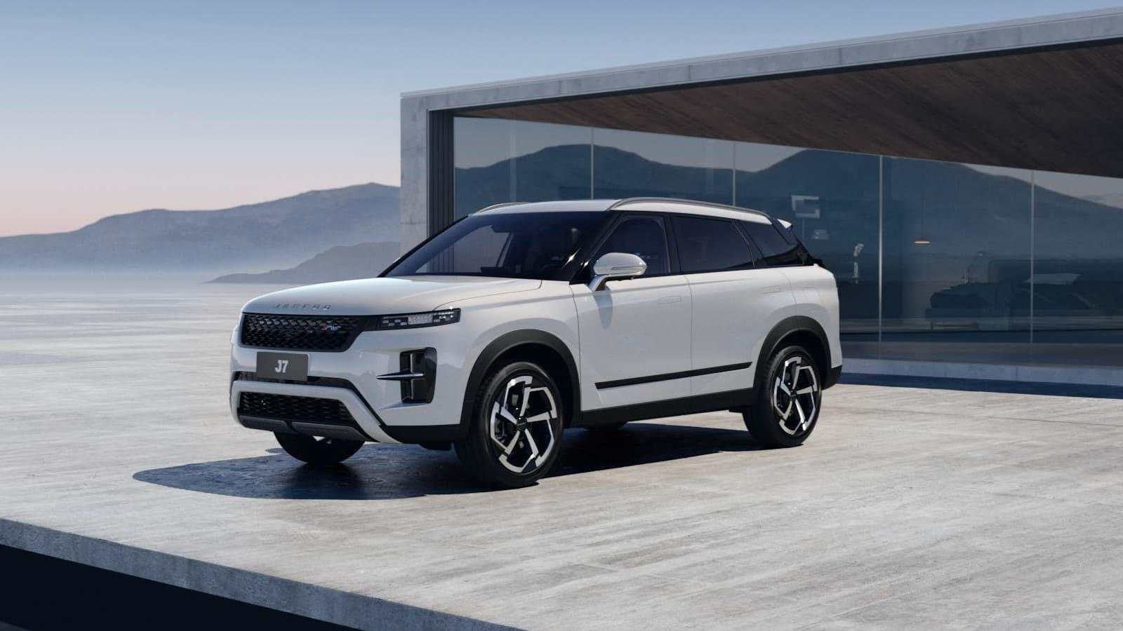 Автомобиль Jaecoo J7 I [рестайлинг] 1.6 AMT 4WD (186 л.с.) Supreme Белый 2025 