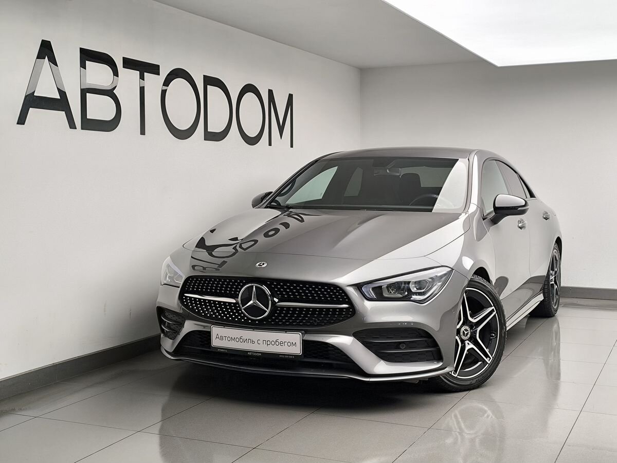 Автомобиль Mercedes-Benz CLA II поколение (C118/X118) 200 1.3 AMT (150 л.с.) Sport Серый 2021 с пробегом 37 280 км
