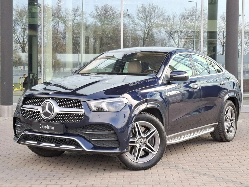 Автомобиль Mercedes-Benz GLE coupe II поколение (C167) 350 2.9d AT 4Matic (249 л.с.) Base Синий 2021 с пробегом 41 399 км