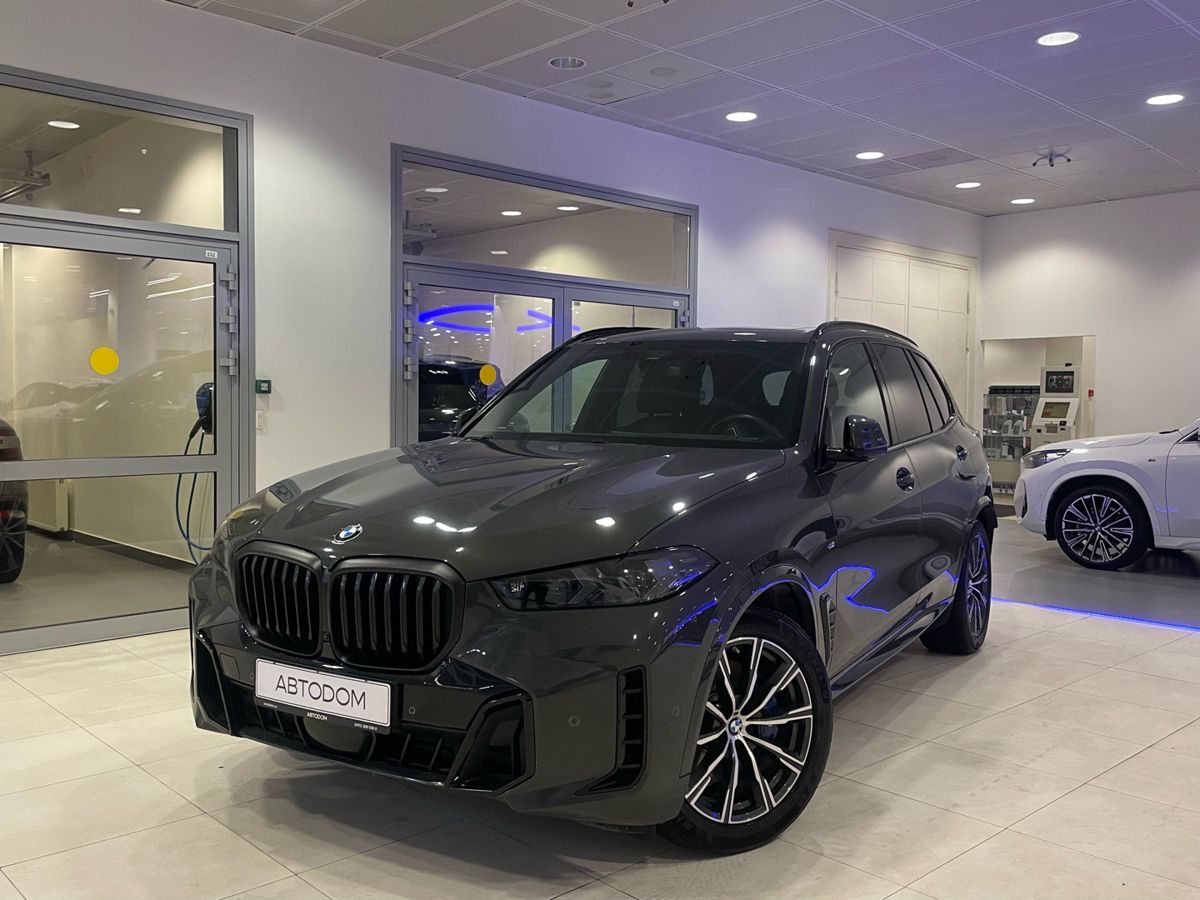 Автомобиль BMW X5 IV (G05) [рестайлинг] 3.0d AT 4WD (286 л.с.) M Sport Pro Серый 2023 с пробегом 51 919 км