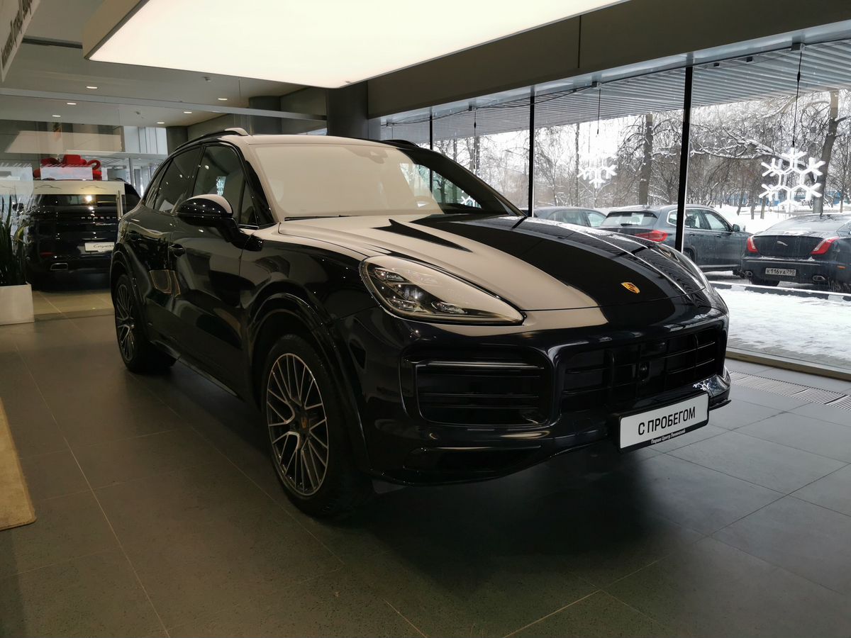 Автомобиль Porsche Cayenne III поколение 3.0 AT 4WD (340 л.с.) Base Синий 2019 с пробегом 104 600 км