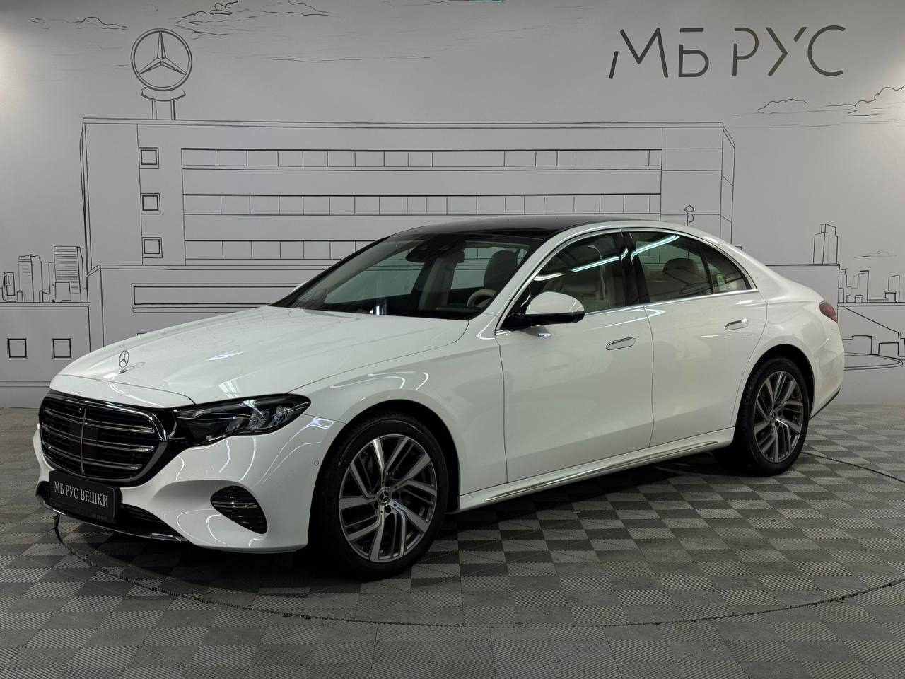 Автомобиль Mercedes-Benz E-Класс VI поколение (W214/S214) 2.0d AT 4Matic (197 л.с.) Base Белый 2025 