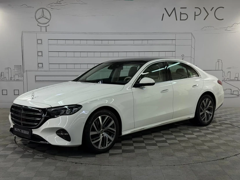 Автомобиль Mercedes-Benz E-Класс VI поколение (W214/S214) 2.0d AT 4Matic (197 л.с.) Base Белый 2025