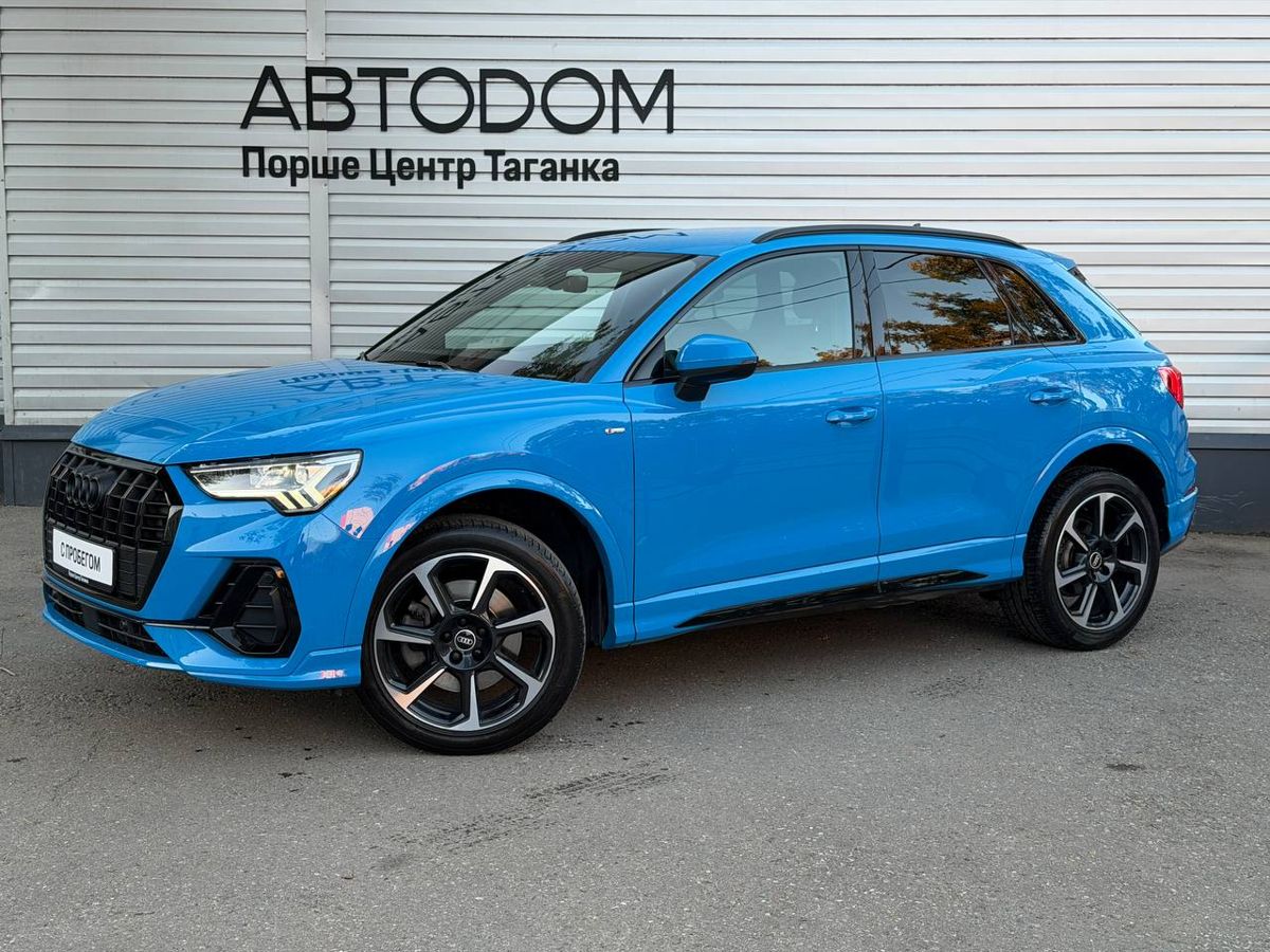 Audi Q3 II поколение (F3) 2.0 AMT 4WD (180 л.с.) Sport Синий 2021 с пробегом 62 797 км