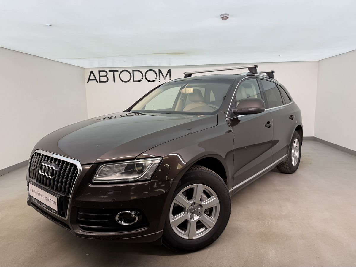 Автомобиль Audi Q5 I (8R) [рестайлинг] 2.0 AT 4WD (225 л.с.) Base Коричневый 2013 с пробегом 168 500 км