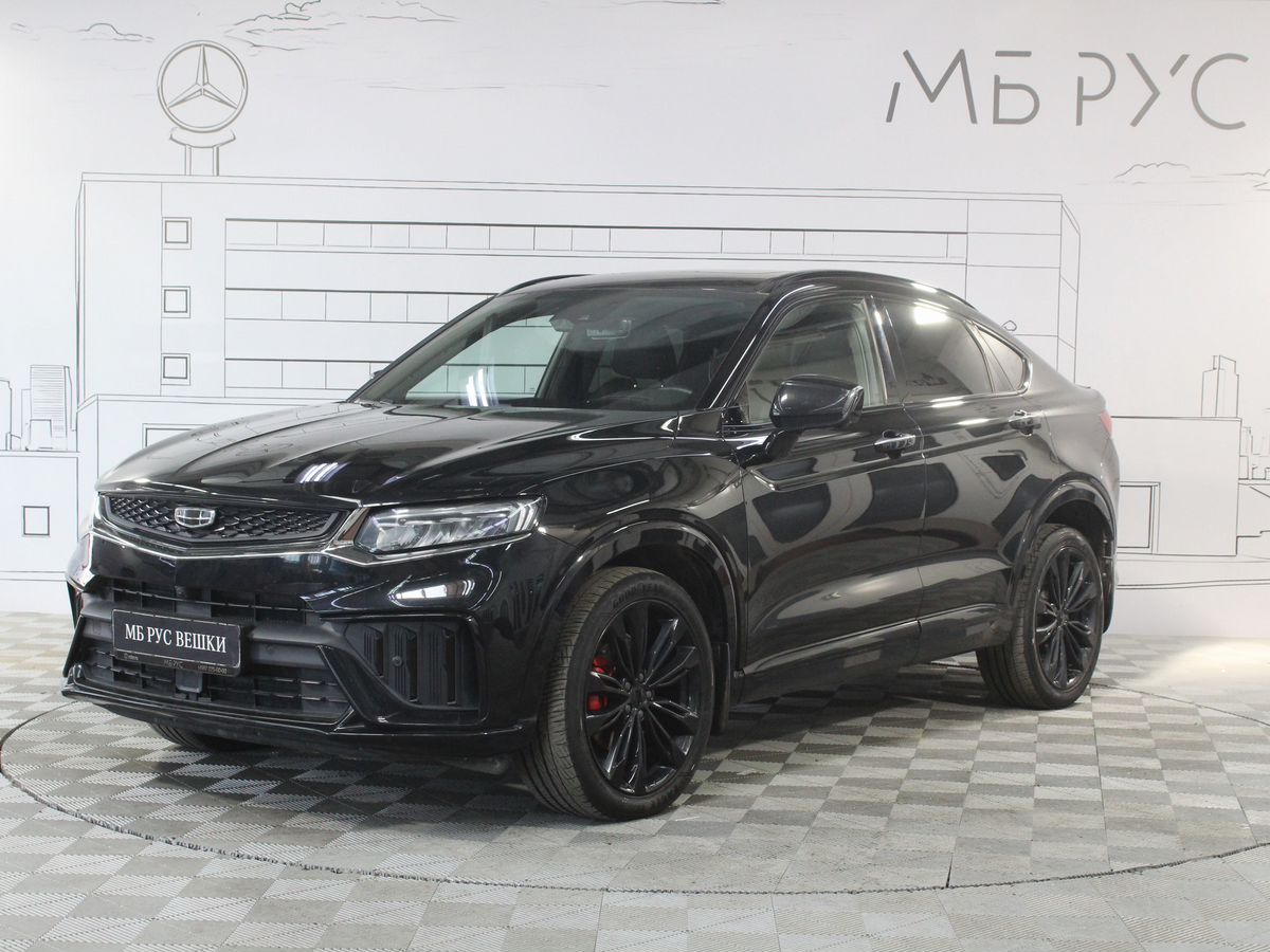 Автомобиль Geely Tugella I [рестайлинг] 2.0 AT 4WD (238 л.с.) Flagship Sport Чёрный 2023 с пробегом 53 000 км