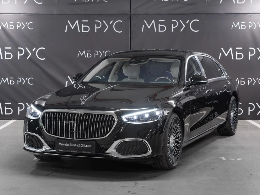 Автомобиль Mercedes-Benz Maybach S-Класс II поколение (Z223) 580 4.0 AT 4Matic (503 л.с.) Base Чёрный 2025