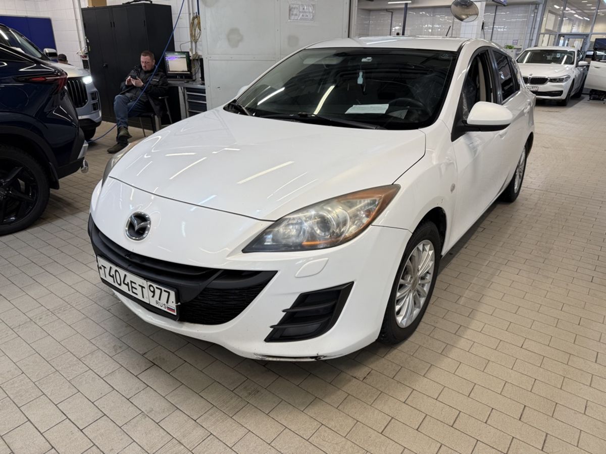 Автомобиль Mazda 3 II поколение (BL) 1.6 AT (105 л.с.) Direct Plus Белый 2010 с пробегом 359 564 км