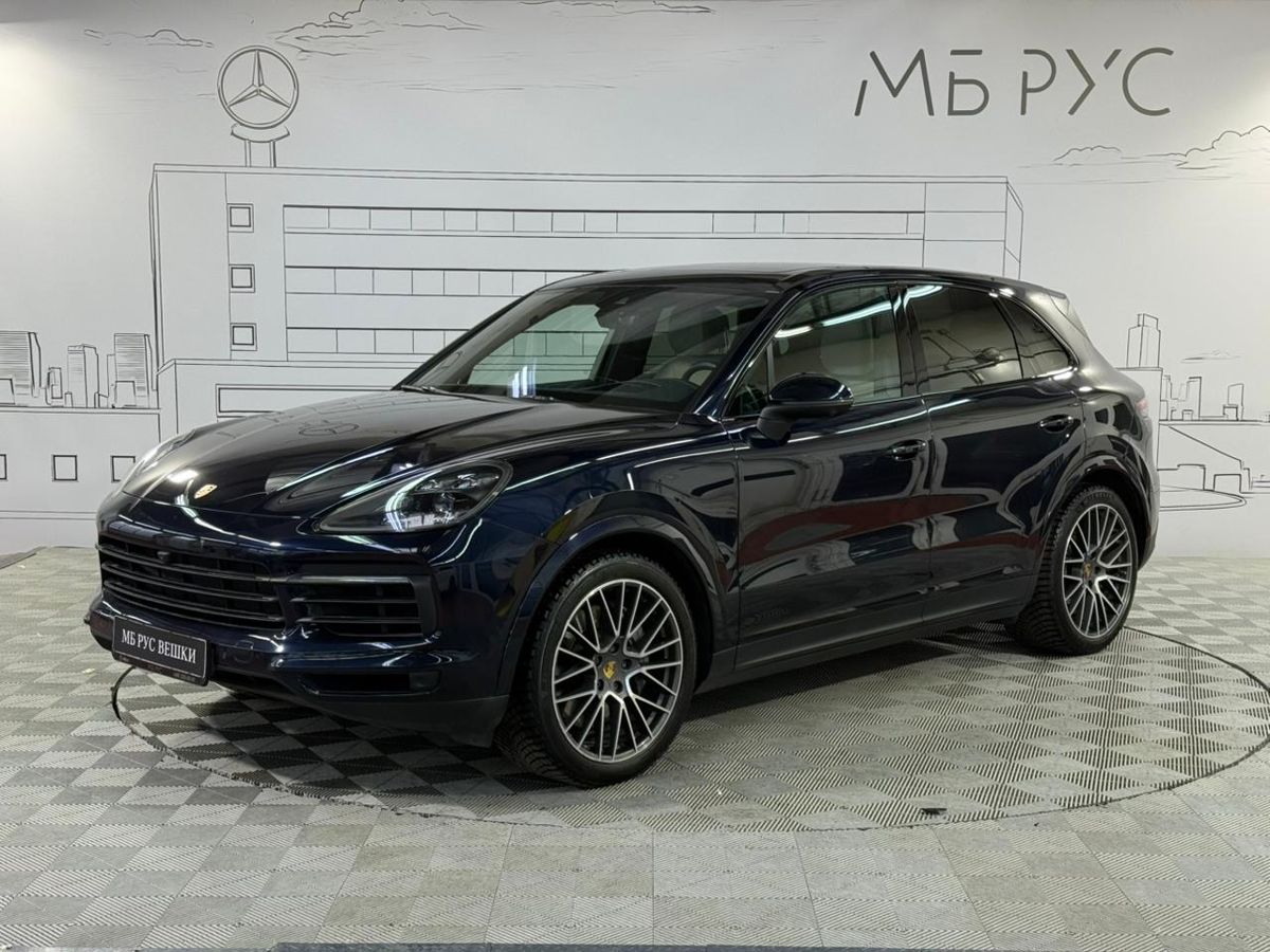 Porsche Cayenne III поколение S 2.9 AT 4WD (440 л.с.) Cayenne S Синий 2021 с пробегом 54 713 км