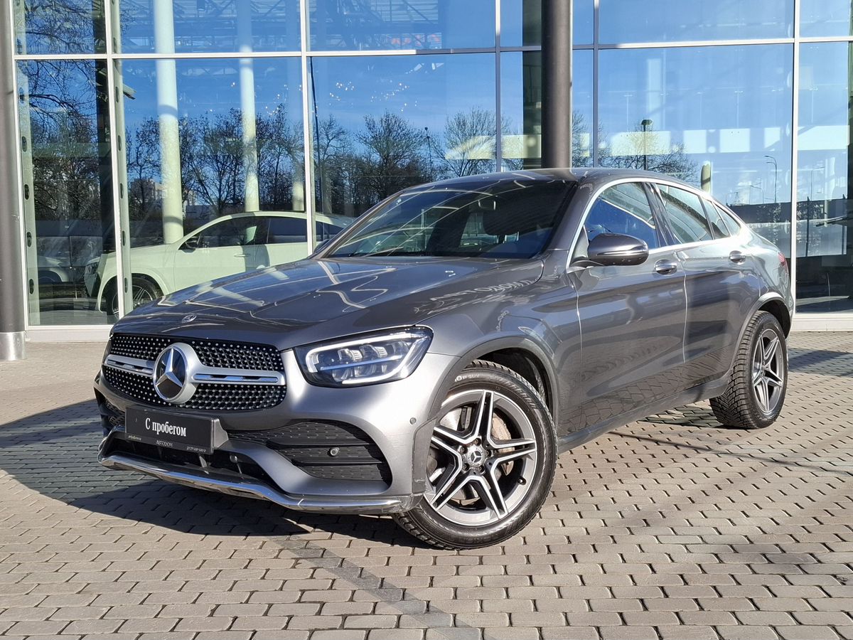 Автомобиль Mercedes-Benz GLC coupe I (C253) [рестайлинг] 300 2.0d AT 4Matic (245 л.с.) Sport Серый 2020 с пробегом 82 400 км