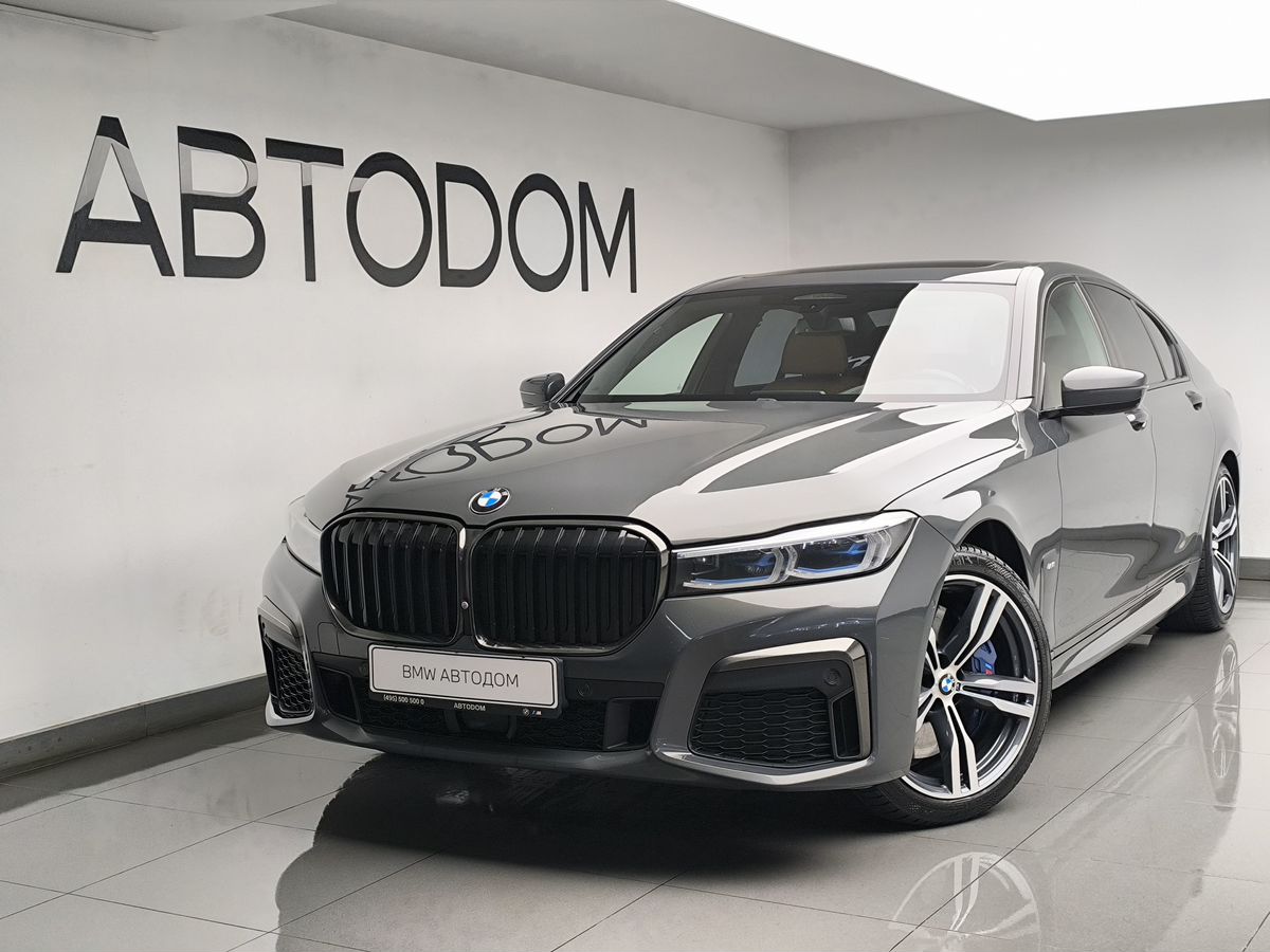 BMW 7 серии VI (G11/G12) [рестайлинг] 750 4.4 AT 4WD (530 л.с.) Base Серый 2019 с пробегом 86 710 км