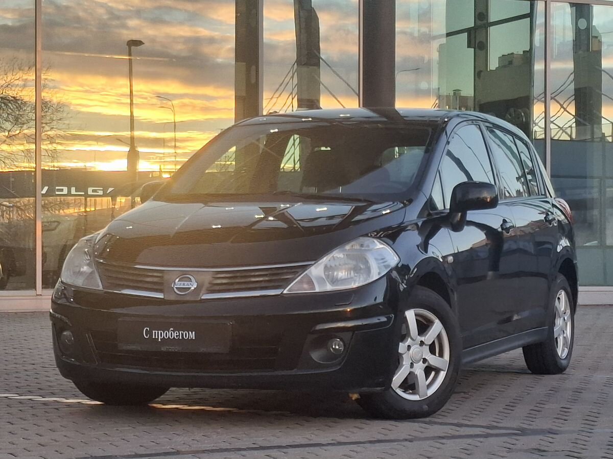 Nissan Tiida I поколение (C11) 1.6 AT (110 л.с.) Base Чёрный 2008 с пробегом 111 200 км