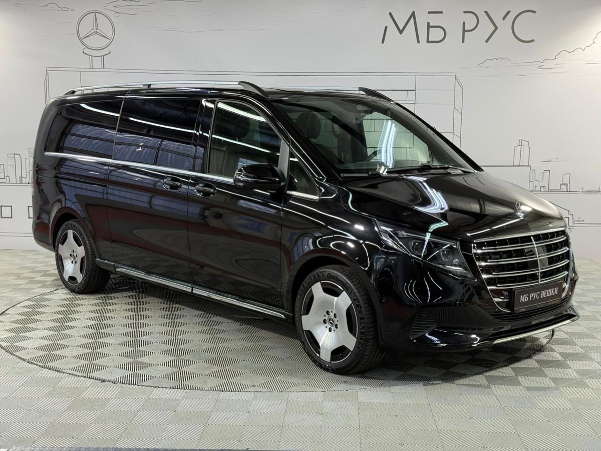 Автомобиль Mercedes-Benz V-Класс II (W447) [2-й рестайлинг] 2.0d AT 4Matic (237 л.с.) Exclusive Чёрный 2025 с пробегом 10 км