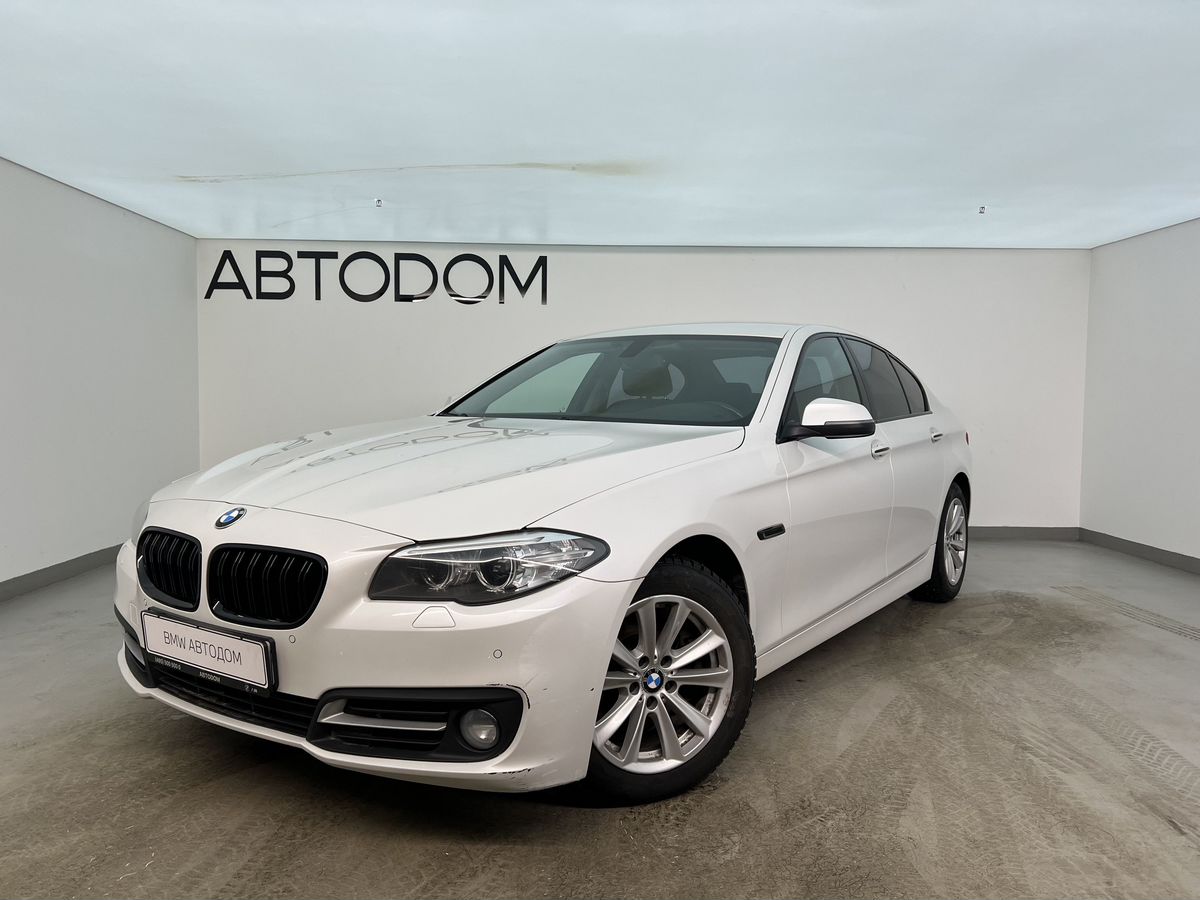 Автомобиль BMW 5 серии VI (F07/F10/F11) [рестайлинг] 520 2.0d AT (190 л.с.) Base Белый 2016 с пробегом 164 500 км