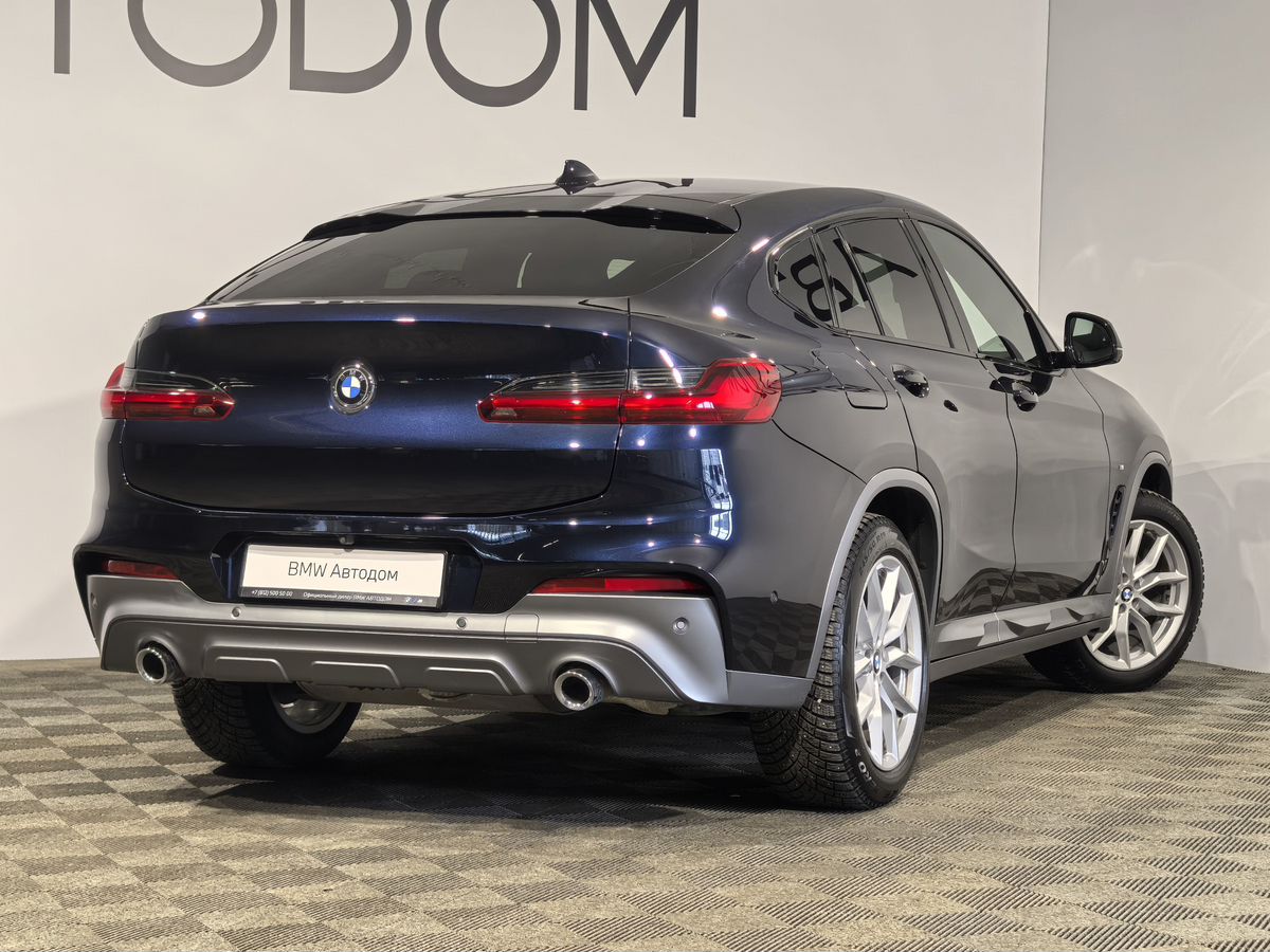 Автомобиль BMW X4 II поколение (G02) 3.0d AT 4WD (265 л.с.) Base Чёрный 2019 с пробегом 120 803 км