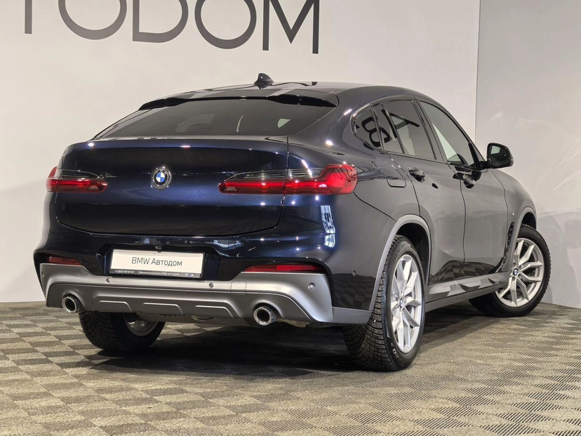 Автомобиль BMW X4 II поколение (G02) 3.0d AT 4WD (265 л.с.) Base Чёрный 2019 с пробегом 120 803 км