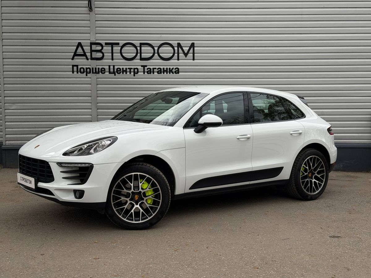Porsche Macan I поколение S 3.0 AMT 4WD (340 л.с.) S Белый 2015 с пробегом 148 567 км