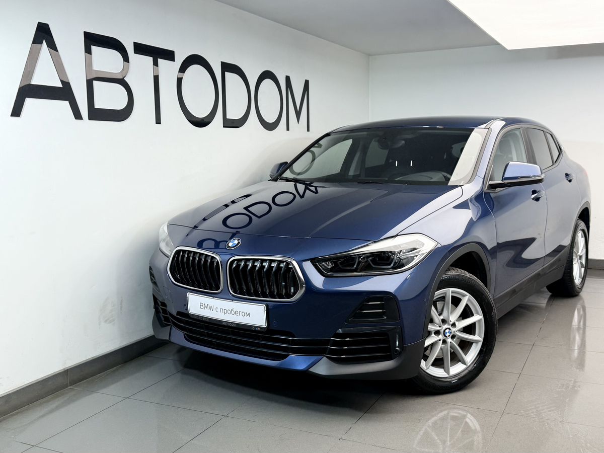 BMW X2 I поколение (F39) 1.5 AMT (136 л.с.) Base Синий 2021 с пробегом 36 512 км