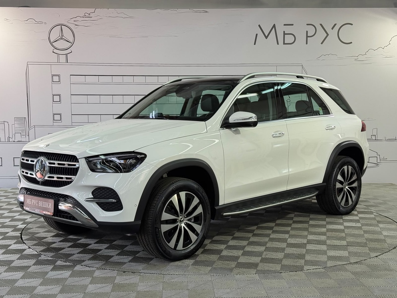 Mercedes-Benz GLE II (V167) [рестайлинг] 300 2.0d AT 4Matic (269 л.с.) Base Белый 2026 