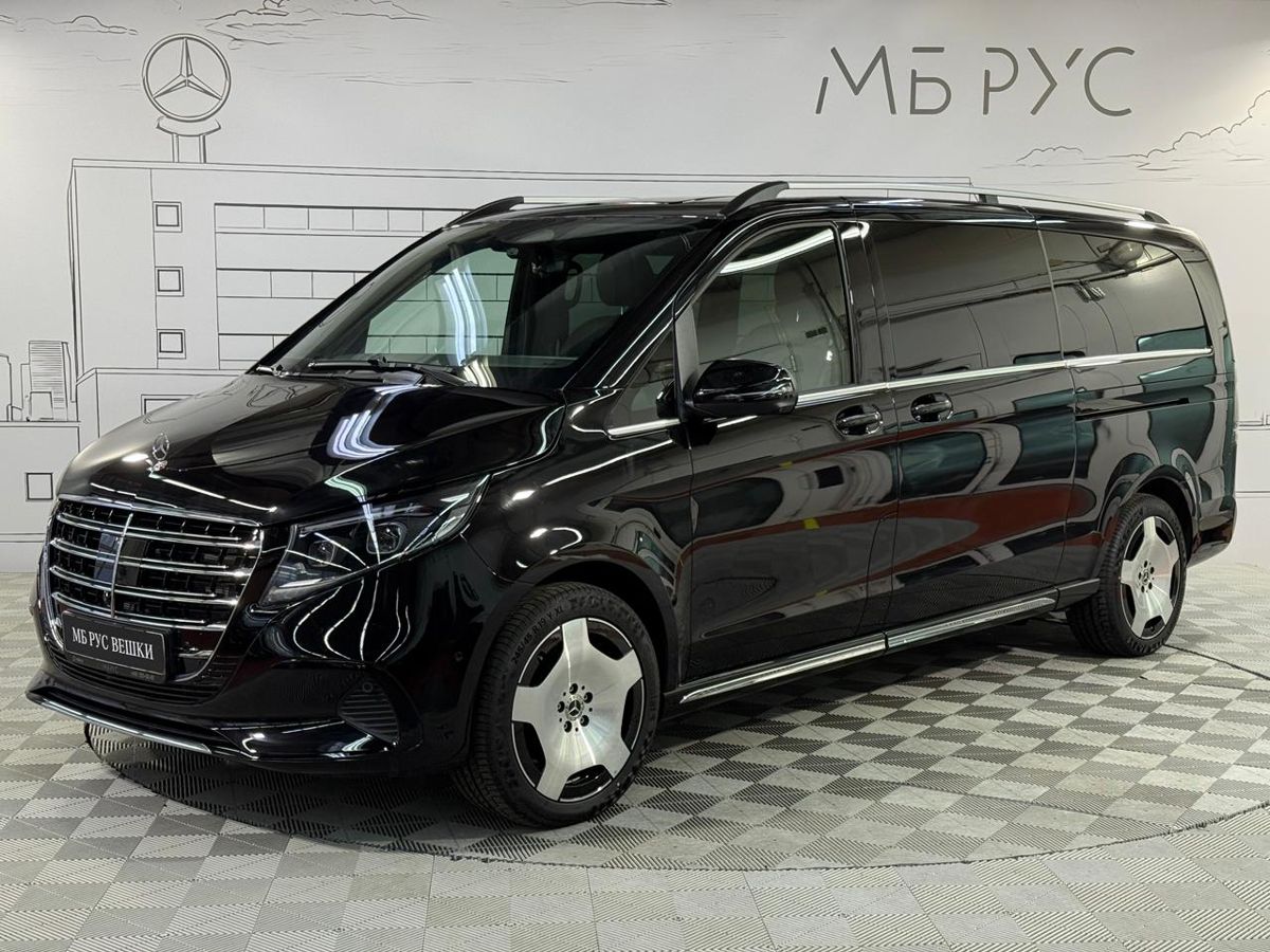 Автомобиль Mercedes-Benz V-Класс II (W447) [2-й рестайлинг] 2.0d AT 4Matic (237 л.с.) Exclusive Чёрный 2025 с пробегом 10 км