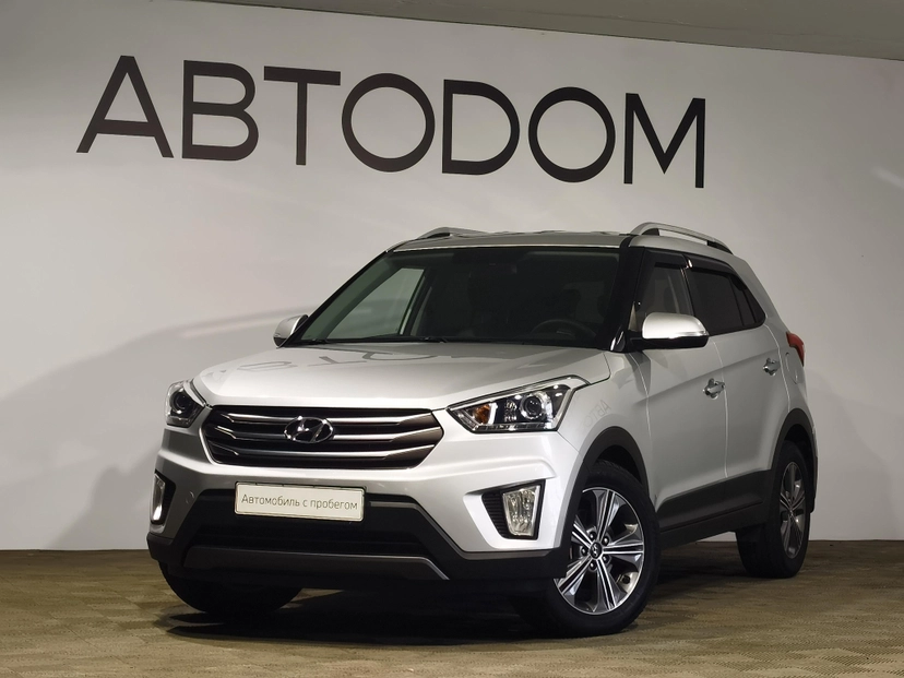 Автомобиль Hyundai Creta I поколение 2.0 AT 4WD (149 л.с.) Comfort Plus + Advanced Серебристый 2016 с пробегом 127 000 км