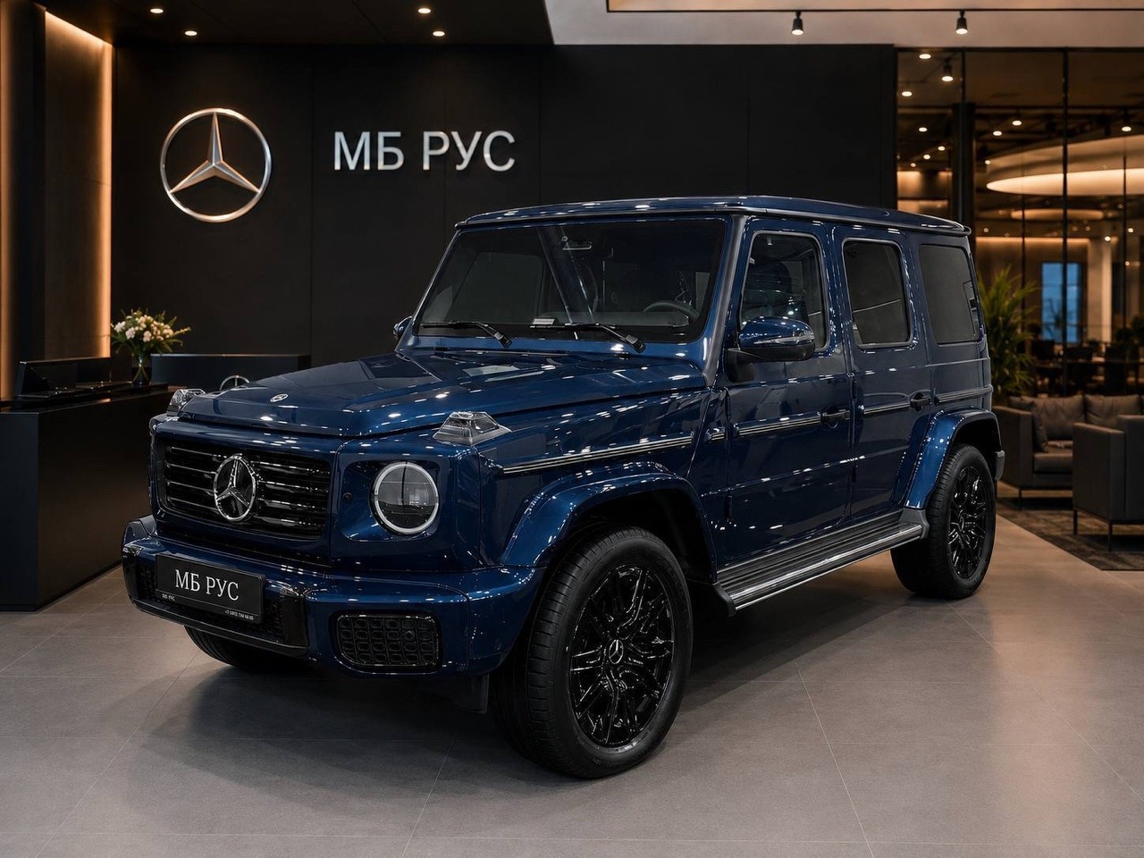 Mercedes-Benz G-Класс III (W463) [рестайлинг] G 450 3.0d AT 4Matic (367 л.с.) G 450 d AMG Line Синий 2026 