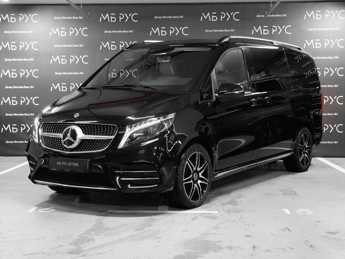 Mercedes-Benz V-Класс II (W447) [рестайлинг] 2.0d AT 4Matic Long (237 л.с.) Exclusive Чёрный 2023 с пробегом 90 км