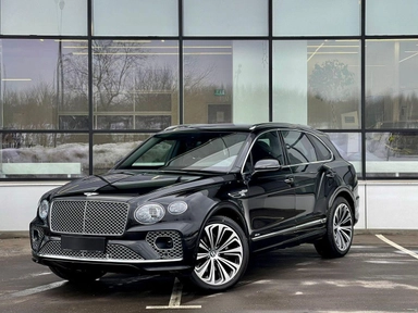 Автомобиль Bentley Bentayga I [рестайлинг] 4.0 AT 4WD (550 л.с.) Azure Черный 2022 с пробегом 41 км