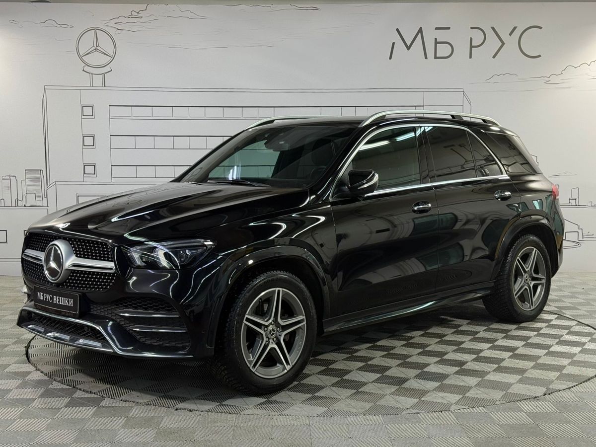 Автомобиль Mercedes-Benz GLE II поколение (V167) 400 2.9d AT 4Matic (330 л.с.) Sport Чёрный 2021 с пробегом 114 000 км