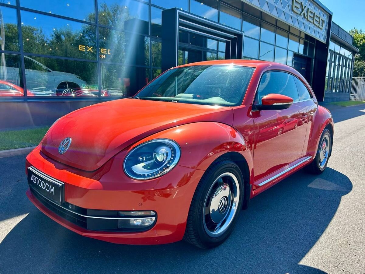 Volkswagen Beetle II поколение (A5) 1.2 AMT (105 л.с.) Design Оранжевый 2016 с пробегом 84 968 км