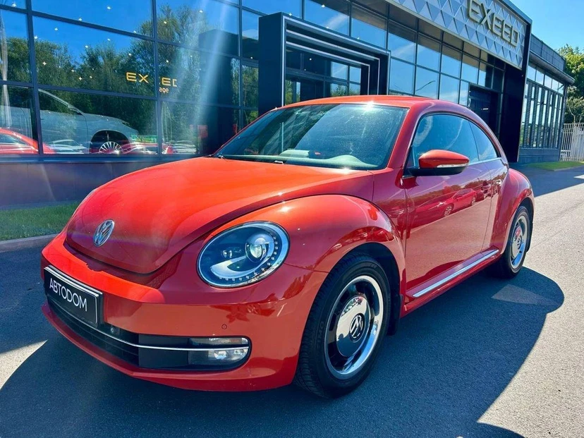 Volkswagen Beetle II поколение (A5) 1.2 AMT (105 л.с.) Design Оранжевый 2016 с пробегом 84 968 км