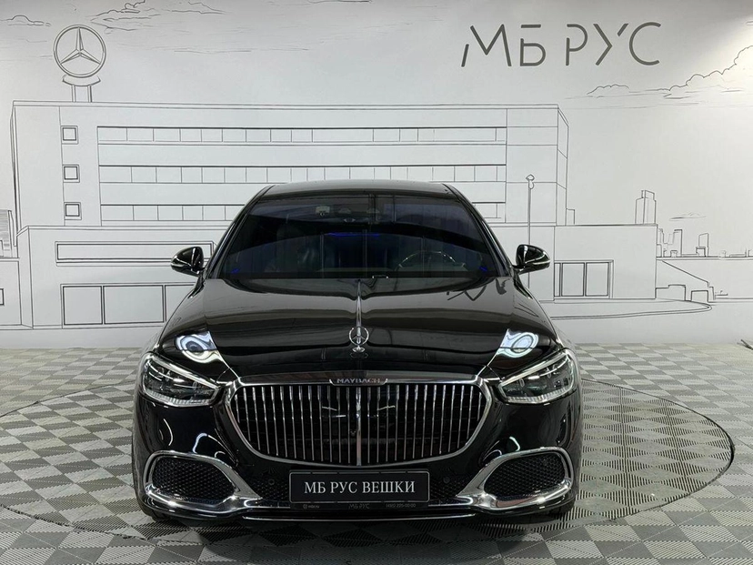 Автомобиль Mercedes-Benz Maybach S-Класс II поколение (Z223) 580 4.0 AT 4Matic (503 л.с.) Base Чёрный 2021 с пробегом 17 146 км