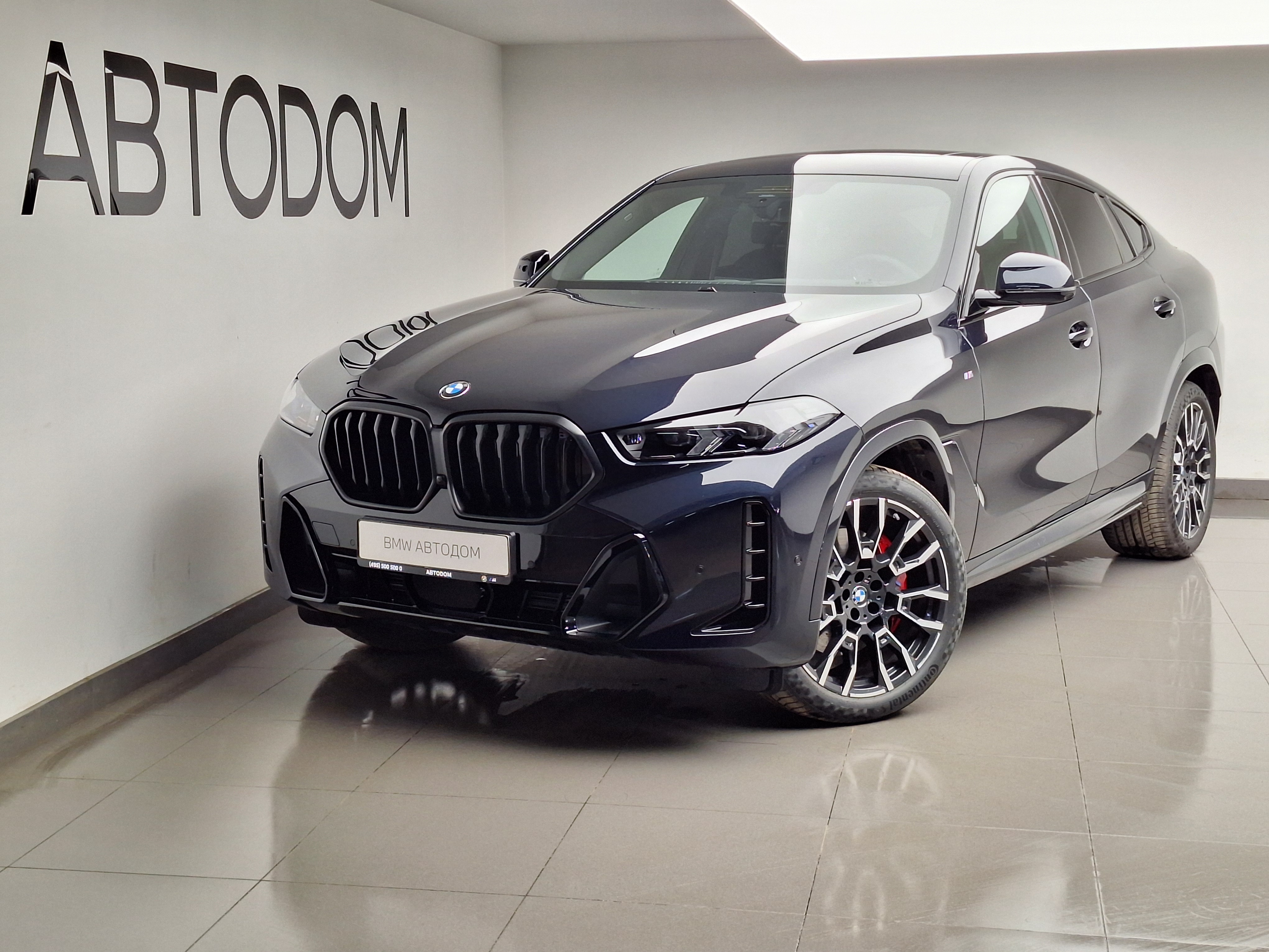 Автомобиль BMW X6 III (G06) [рестайлинг] 3.0d AT 4WD (286 л.с.) M Sport Pro Чёрный 2025 