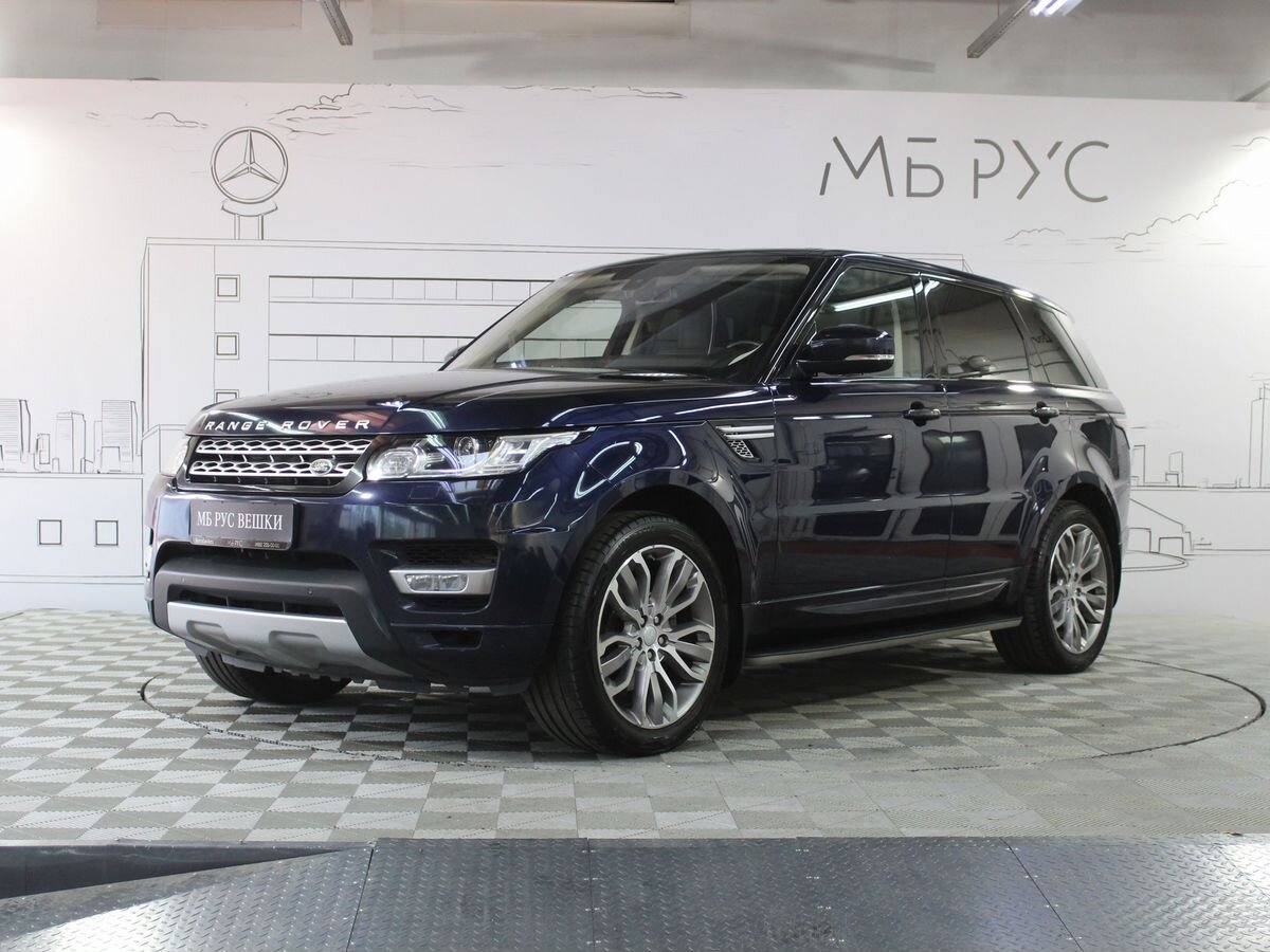 Land Rover Range Rover Sport II поколение 3.0d AT 4WD (249 л.с.) HSE Синий 2016 с пробегом 84 122 км