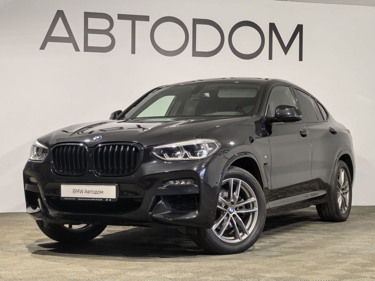 BMW X4 II поколение (G02) 2.0 AT 4WD (184 л.с.) M Sport Чёрный 2020 с пробегом 83 108 км