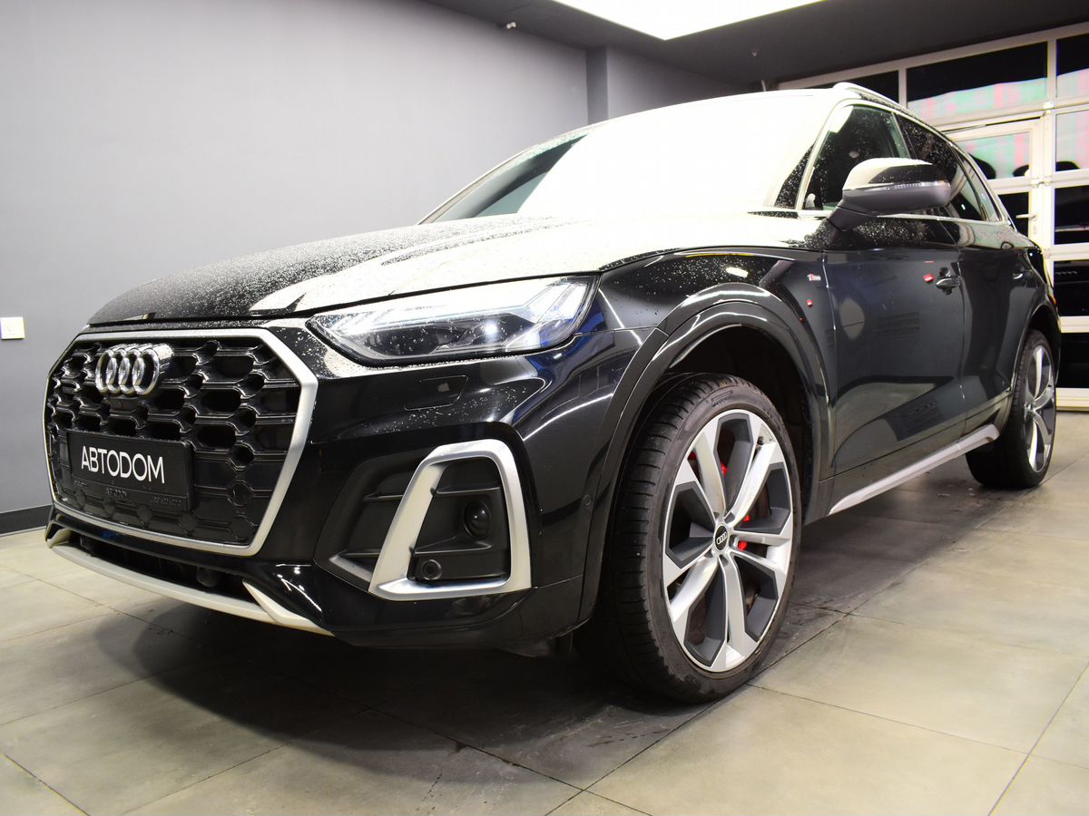 Автомобиль Audi Q5 II (FY) [рестайлинг] 2.0d AMT 4WD (204 л.с.) Base Чёрный 2022 с пробегом 51 460 км