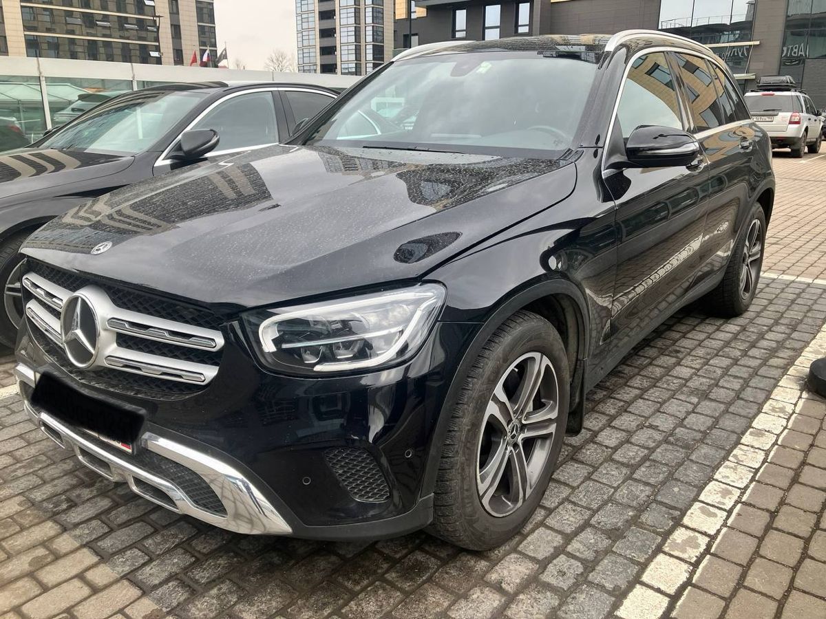 Автомобиль Mercedes-Benz GLC I (X253) [рестайлинг] 200 2.0 AT 4Matic (197 л.с.) Premium Чёрный 2019 с пробегом 75 862 км