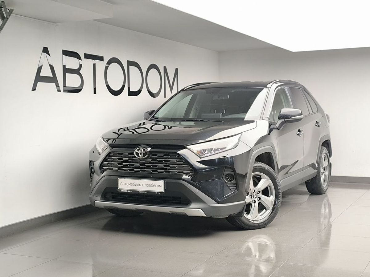 Toyota RAV4 V поколение (XA50) 2.5 AT 4WD (199 л.с.) Comfort Чёрный 2020 с пробегом 116 554 км