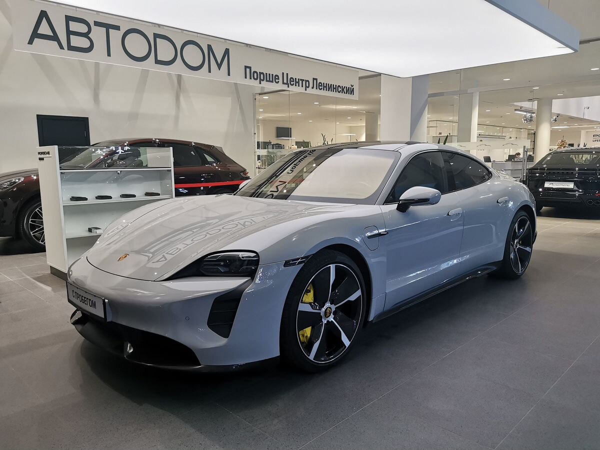 Автомобиль Porsche Taycan I поколение Turbo S Electro AT 4WD (560 кВт) Turbo S Серый 2020 с пробегом 18 053 км