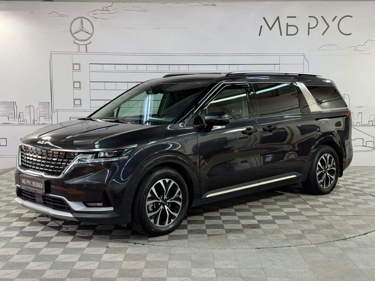 Kia Carnival IV поколение 2.2d AT (199 л.с.) Premium (2021) Серый 2022 с пробегом 102 000 км