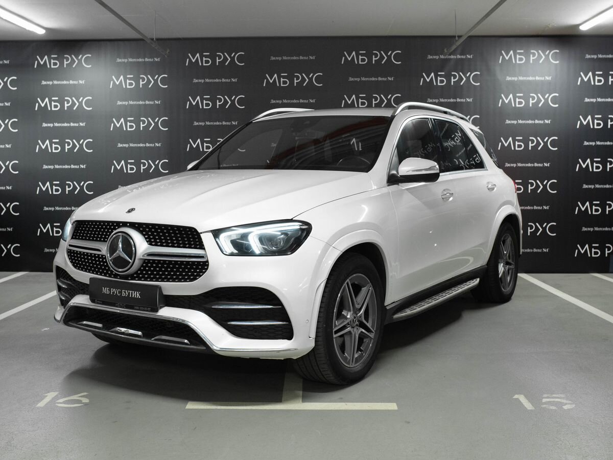 Mercedes-Benz GLE II поколение (V167) 300 2.0d AT 4Matic (245 л.с.) Sport Белый 2019 с пробегом 115 755 км