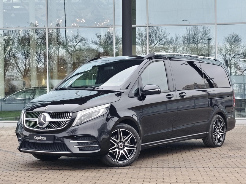 Автомобиль Mercedes-Benz V-Класс II поколение (W447) 250 2.1d AT 4Matic Long (190 л.с.) Exclusive Чёрный 2021 с пробегом 17 345 км
